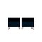 Manhattan Comfort Rockefeller Nightstand 1.0 in Tatiana Midnight Blue, PK2 2-101GMC4 - alternate 1